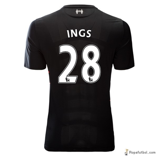 Camiseta Liverpool Replica Segunda Ropa Ings 2016/17 Negro